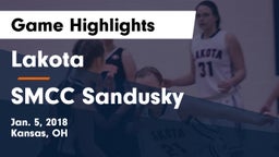 Lakota vs SMCC Sandusky Game Highlights - Jan. 5, 2018