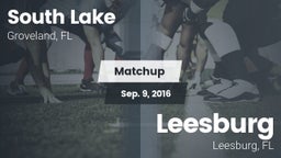 Matchup: South Lake High vs. Leesburg  2016