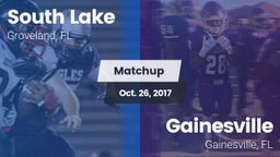 Matchup: South Lake High vs. Gainesville  2017