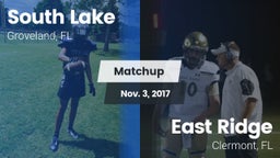 Matchup: South Lake High vs. East Ridge  2017
