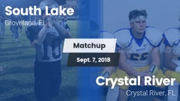 Matchup: South Lake High vs. Crystal River  2018