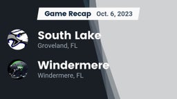 Recap: South Lake  vs. Windermere  2023