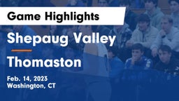 Shepaug Valley  vs Thomaston Game Highlights - Feb. 14, 2023