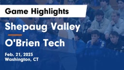 Shepaug Valley  vs O'Brien Tech Game Highlights - Feb. 21, 2023