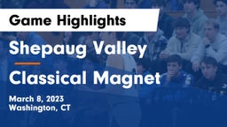 Shepaug Valley  vs Classical Magnet Game Highlights - March 8, 2023