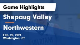 Shepaug Valley  vs Northwestern Game Highlights - Feb. 28, 2024