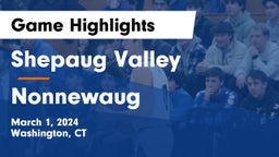 Shepaug Valley  vs Nonnewaug Game Highlights - March 1, 2024