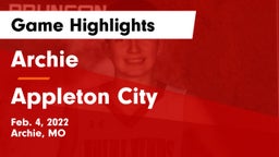 Archie  vs Appleton City  Game Highlights - Feb. 4, 2022