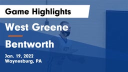 West Greene  vs Bentworth  Game Highlights - Jan. 19, 2022