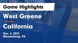 West Greene  vs California  Game Highlights - Dec. 6, 2022
