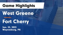 West Greene  vs Fort Cherry  Game Highlights - Jan. 23, 2023