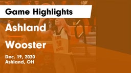 Ashland  vs Wooster  Game Highlights - Dec. 19, 2020