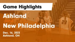 Ashland  vs New Philadelphia  Game Highlights - Dec. 16, 2023