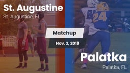 Matchup: St. Augustine vs. Palatka  2018