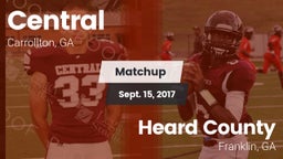 Matchup: Central  vs. Heard County  2017