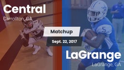 Matchup: Central  vs. LaGrange  2017