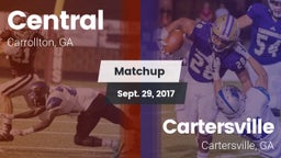 Matchup: Central  vs. Cartersville  2017
