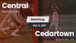 Matchup: Central  vs. Cedartown  2017