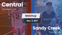 Matchup: Central  vs. Sandy Creek  2017