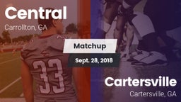 Matchup: Central  vs. Cartersville  2018