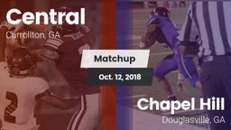 Matchup: Central  vs. Chapel Hill  2018