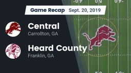 Recap: Central  vs. Heard County  2019