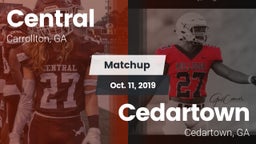 Matchup: Central  vs. Cedartown  2019