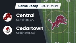 Recap: Central  vs. Cedartown  2019