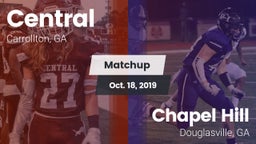Matchup: Central  vs. Chapel Hill  2019