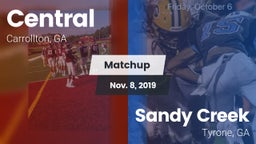 Matchup: Central  vs. Sandy Creek  2019
