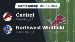 Recap: Central  vs. Northwest Whitfield  2020