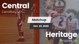 Matchup: Central  vs. Heritage  2020