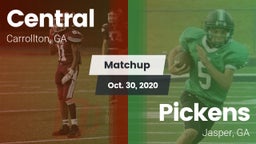 Matchup: Central  vs. Pickens  2020