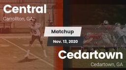 Matchup: Central  vs. Cedartown  2020