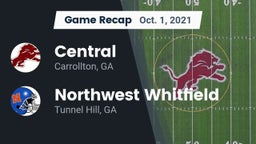 Recap: Central  vs. Northwest Whitfield  2021
