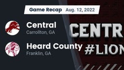 Recap: Central  vs. Heard County  2022
