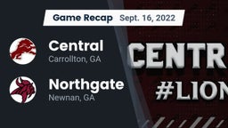 Recap: Central  vs. Northgate  2022