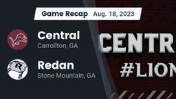 Recap: Central  vs. Redan  2023