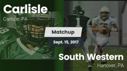 Matchup: Carlisle  vs. South Western  2017