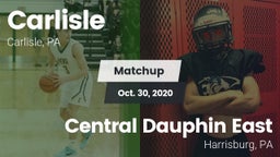 Matchup: Carlisle  vs. Central Dauphin East  2020