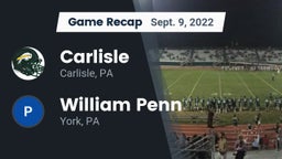 Recap: Carlisle  vs. William Penn  2022