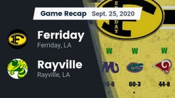 Recap: Ferriday  vs. Rayville  2020