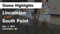 Lincolnton  vs South Point  Game Highlights - Dec. 1, 2021