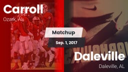 Matchup: Carroll   vs. Daleville  2017