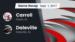 Recap: Carroll   vs. Daleville  2017