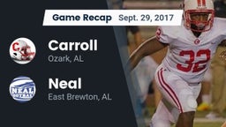 Recap: Carroll   vs. Neal  2017