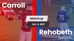 Matchup: Carroll   vs. Rehobeth  2017