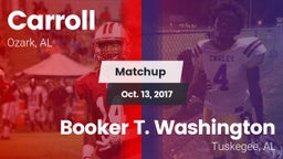 Matchup: Carroll   vs. Booker T. Washington  2017