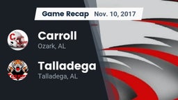 Recap: Carroll   vs. Talladega  2017