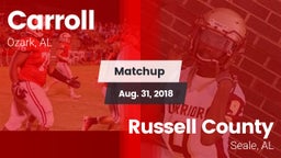 Matchup: Carroll   vs. Russell County  2018